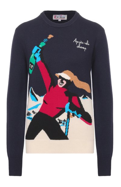 Женский пуловер из шерсти и вискозы MC2 SAINT BARTH, арт. QUE0018-03906I/NEW QUEEN C