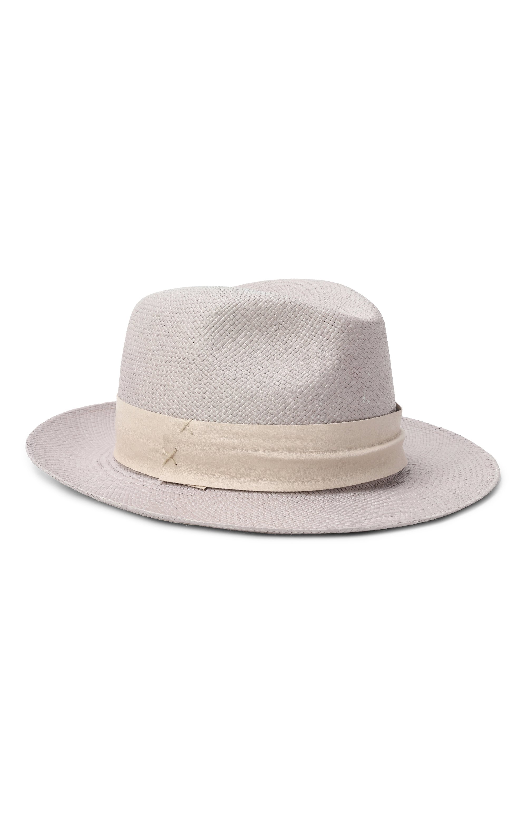 Соломенная шляпа GIORGIO ARMANI светло-серого цвета по цене 75850 руб., арт. GW000967/AF15047, фото 1 Соломенная шляпа GIORGIO ARMANI, арт. GW000967/AF15047, фото 1