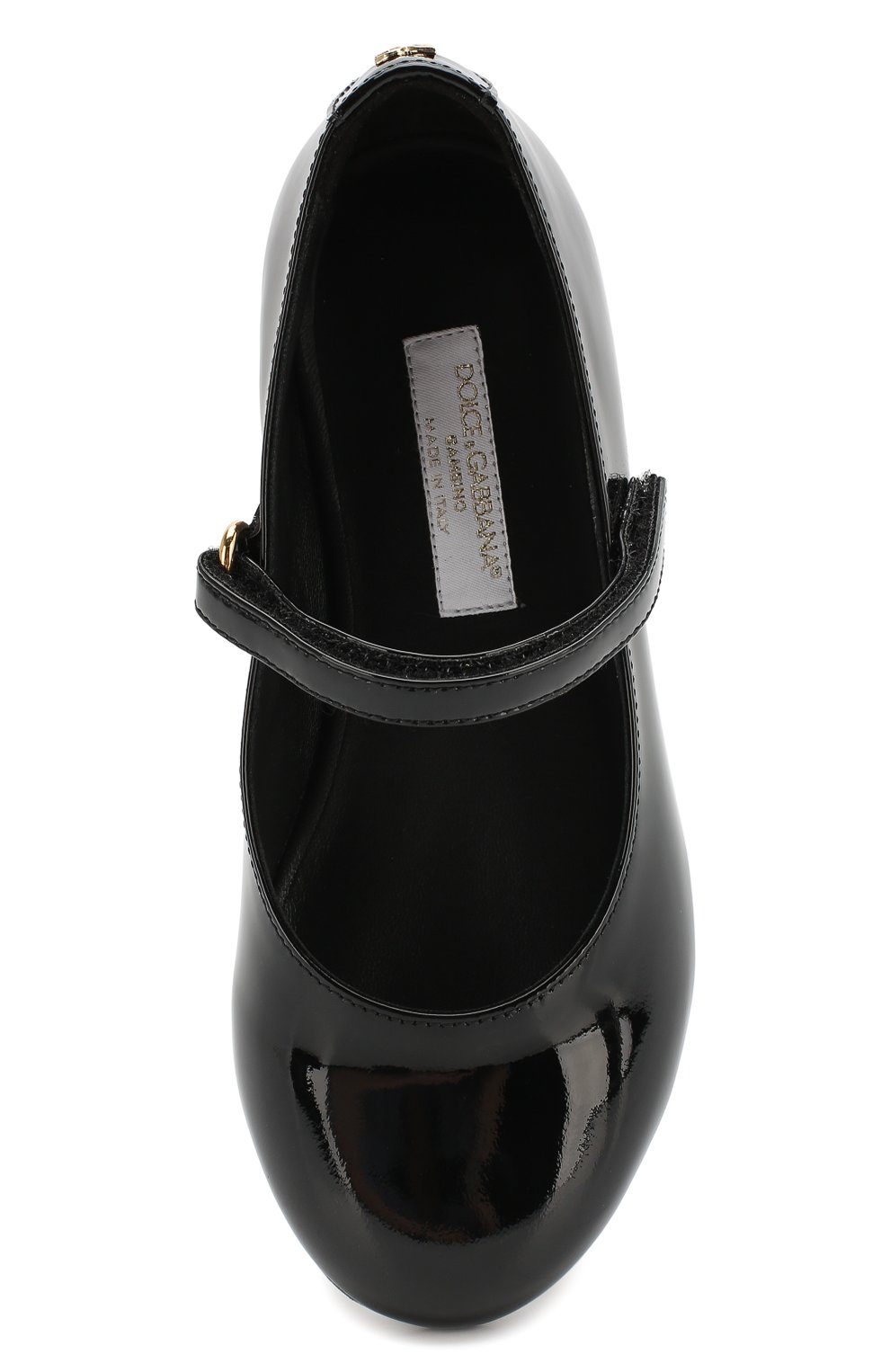 Балетки из лаковой кожи DOLCE & GABBANA, арт. D10699/A1328/29-36, фото 4