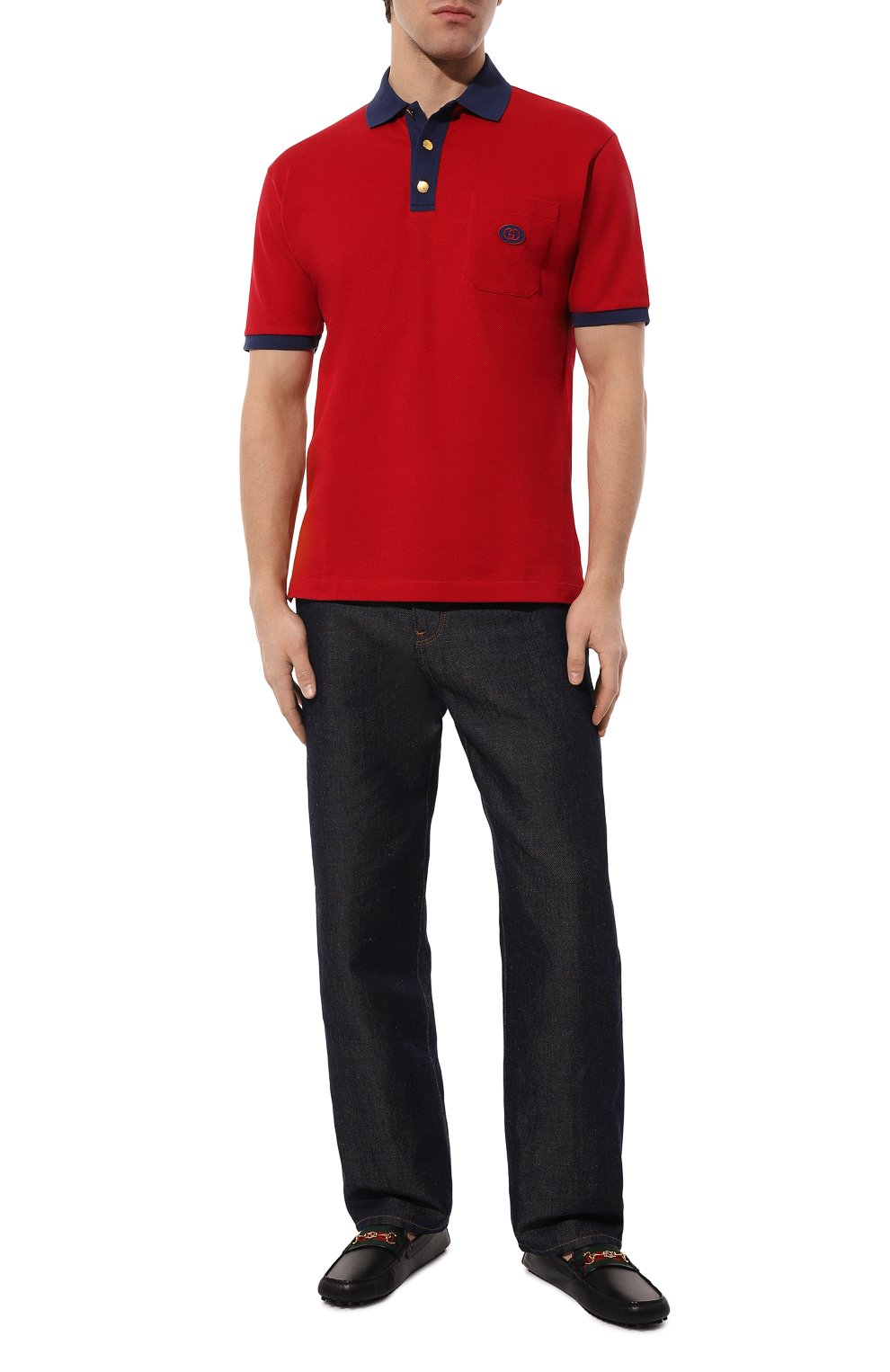 Кожаные мокасины ayrton GUCCI, арт. 624698 1XH10, фото 2