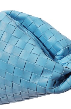 Женский клатч pouch BOTTEGA VENETA синего цвета, арт. 576175/VCPP0 | Фото 3 (Материал: Натуральная кожа; Региональные ограничения белый список (Axapta Mercury): RU; Материал сплава: Проставлено; Женское Кросс-КТ: Клатч-клатчи; Драгоценные камни: Проставлено; Размер: large)