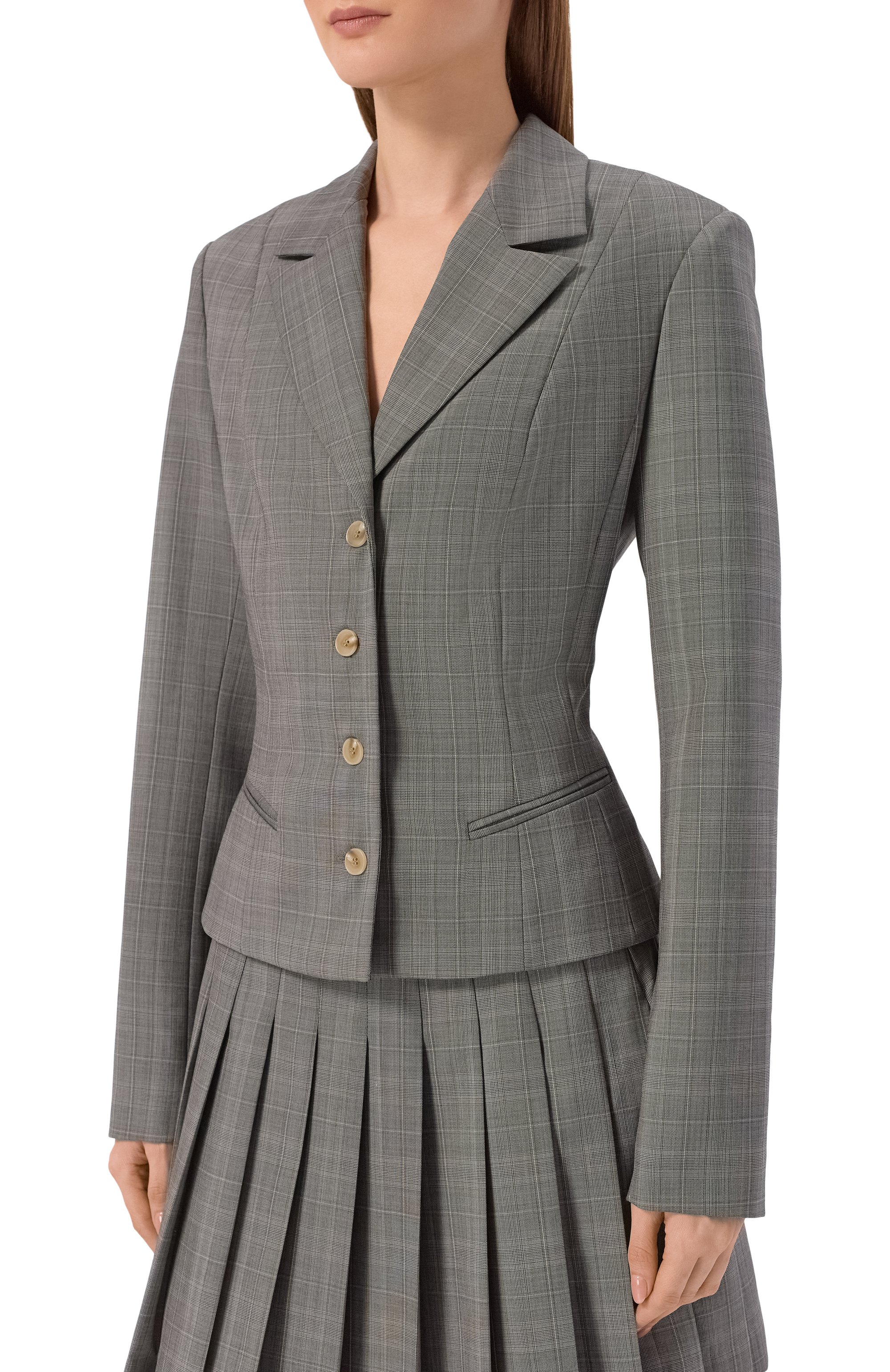 Шерстяной жакет LESYANEBO, арт. LN02H-1154_MAE, фото 3