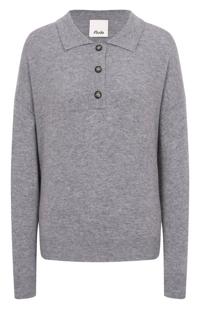 Женский поло из шерсти и кашемира ALLUDE, арт. 255/17653
