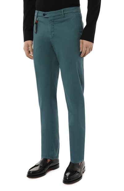 Брюки из хлопка и шелка MARCO PESCAROLO, арт. SLIM80/4900, фото 3