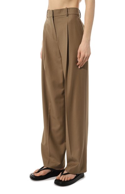 Шерстяные брюки THEORY бежевого цвета по цене 43300 руб., арт. M0801217, фото 3 Шерстяные брюки THEORY, арт. M0801217, фото 3