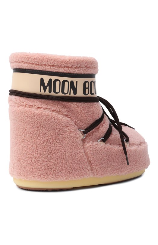 Текстильные полусапоги Icon Low Moon Boot 80D1409700 Розовый  80D1409700 Фото 5