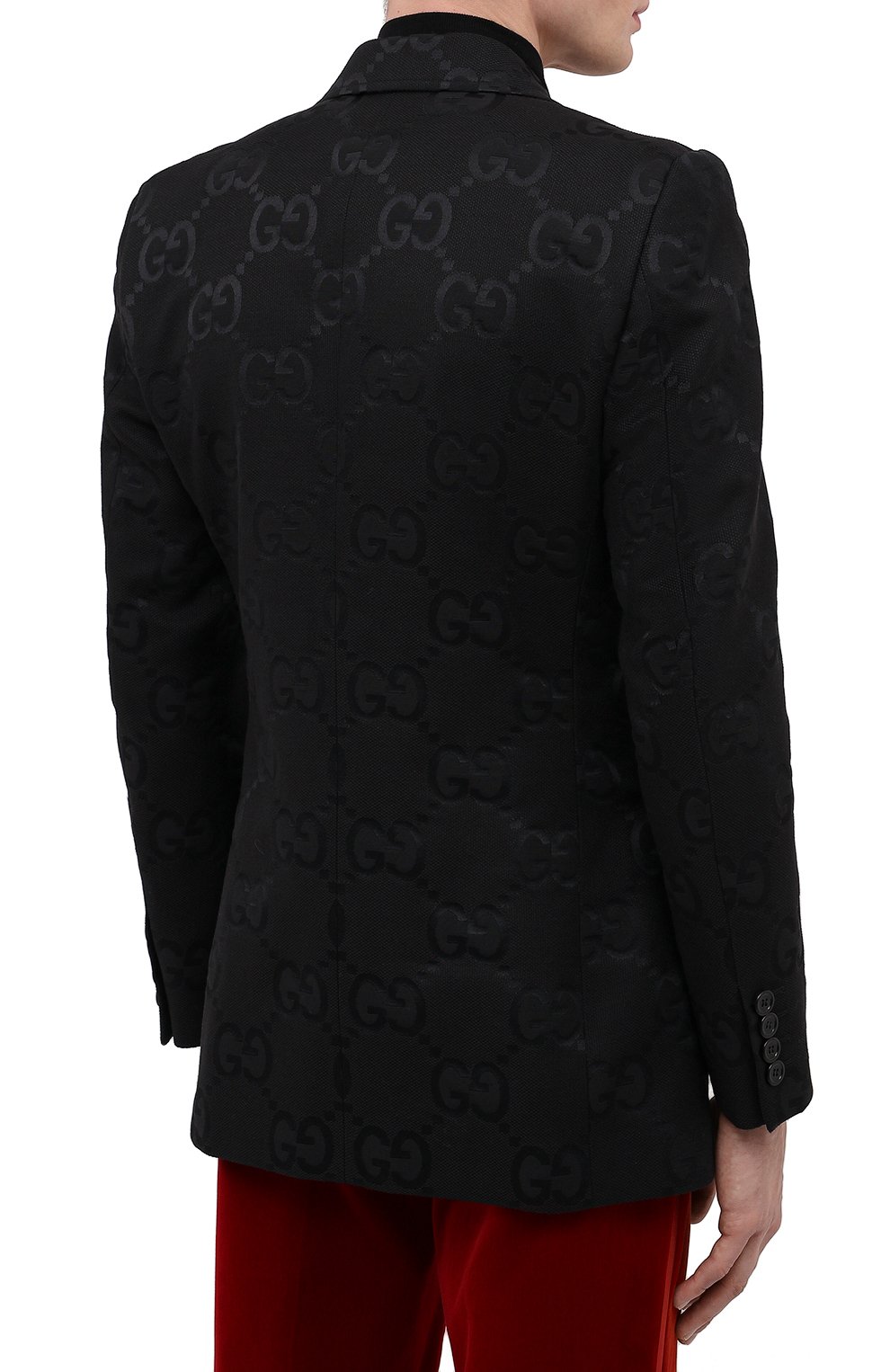 Хлопковый пиджак GUCCI, арт. 680759/ZAHT6, фото 4