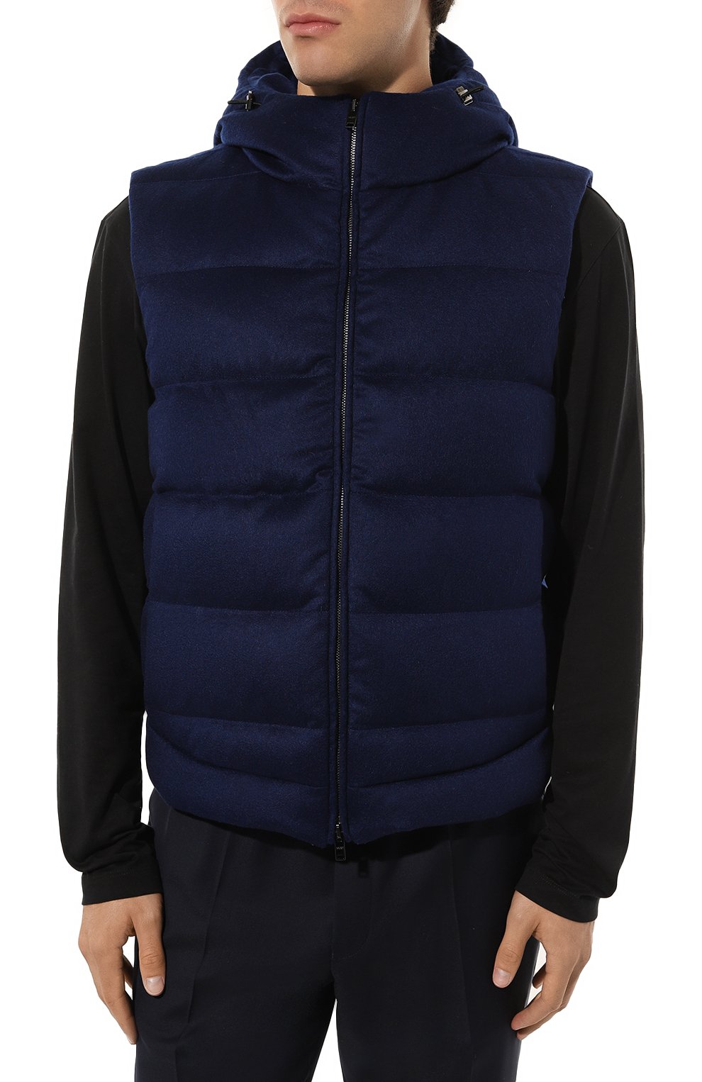 Пуховый жилет MVST синего цвета по цене 249000 руб., арт. GRAPPA, фото 3 Пуховый жилет MVST, арт. GRAPPA, фото 3