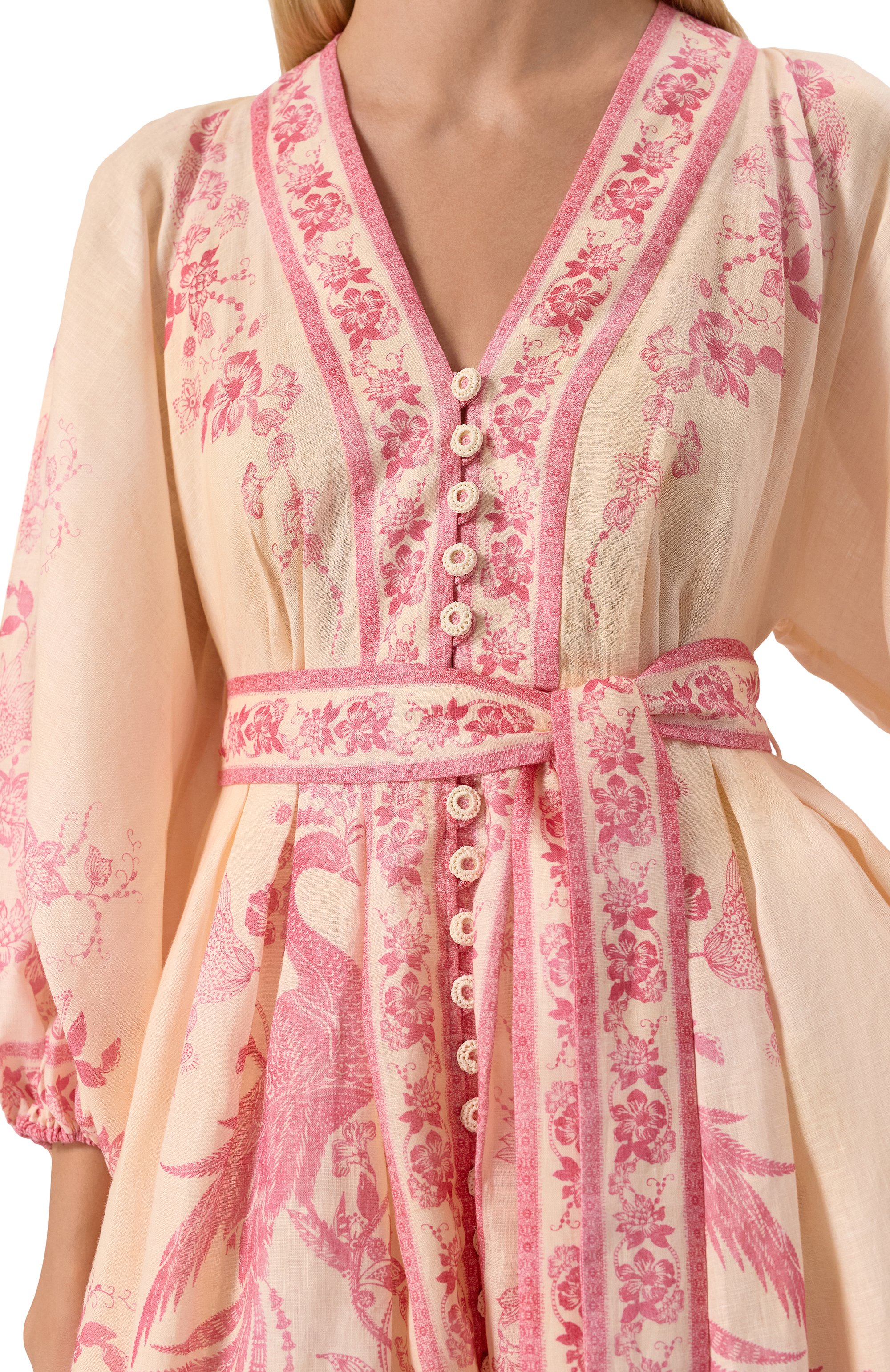 Льняное платье ZIMMERMANN, арт. 3500DSS252, фото 5