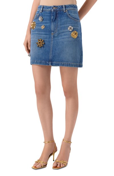 Джинсовая юбка DOLCE & GABBANA, арт. F4CX1Z/G8NC7, фото 3