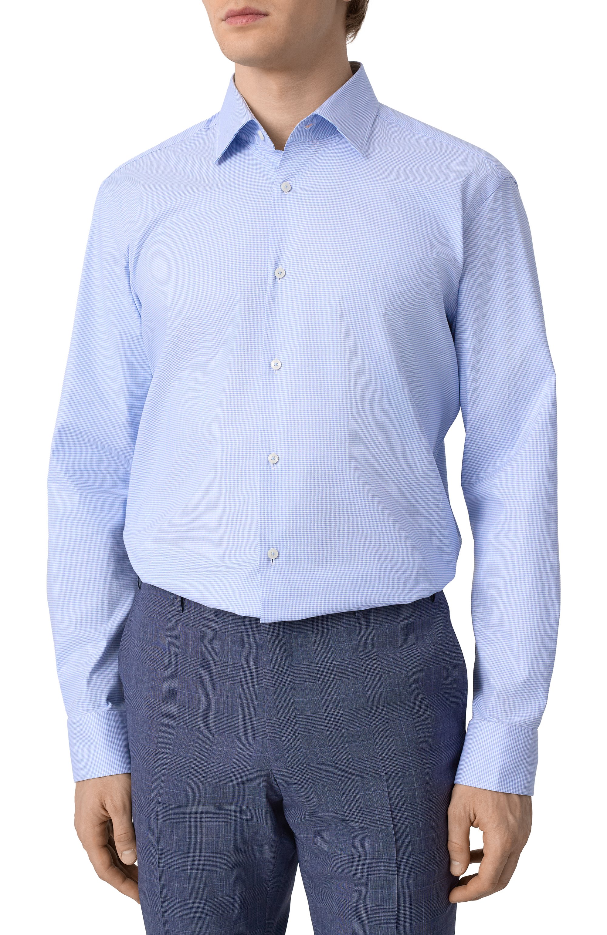 Хлопковая сорочка BOSS, арт. 50519887, фото 3