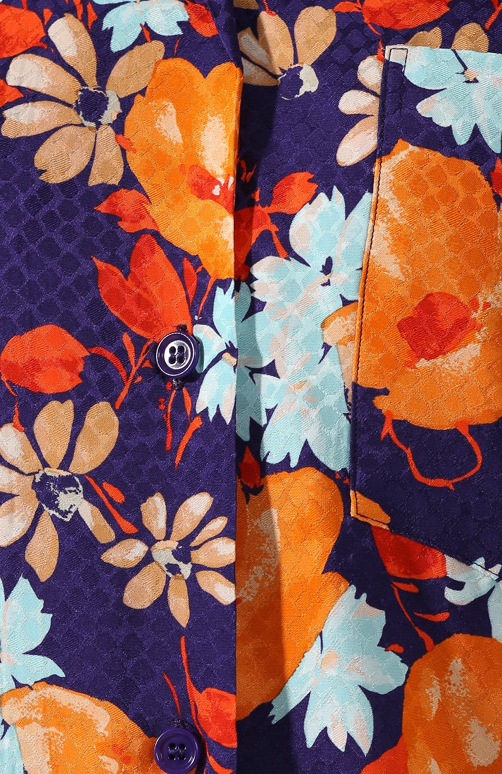 Блузка с принтом DRIES VAN NOTEN разноцветного цвета по цене 38100 руб., арт. 191-30761-7090, фото 5 Блузка с принтом DRIES VAN NOTEN, арт. 191-30761-7090, фото 5