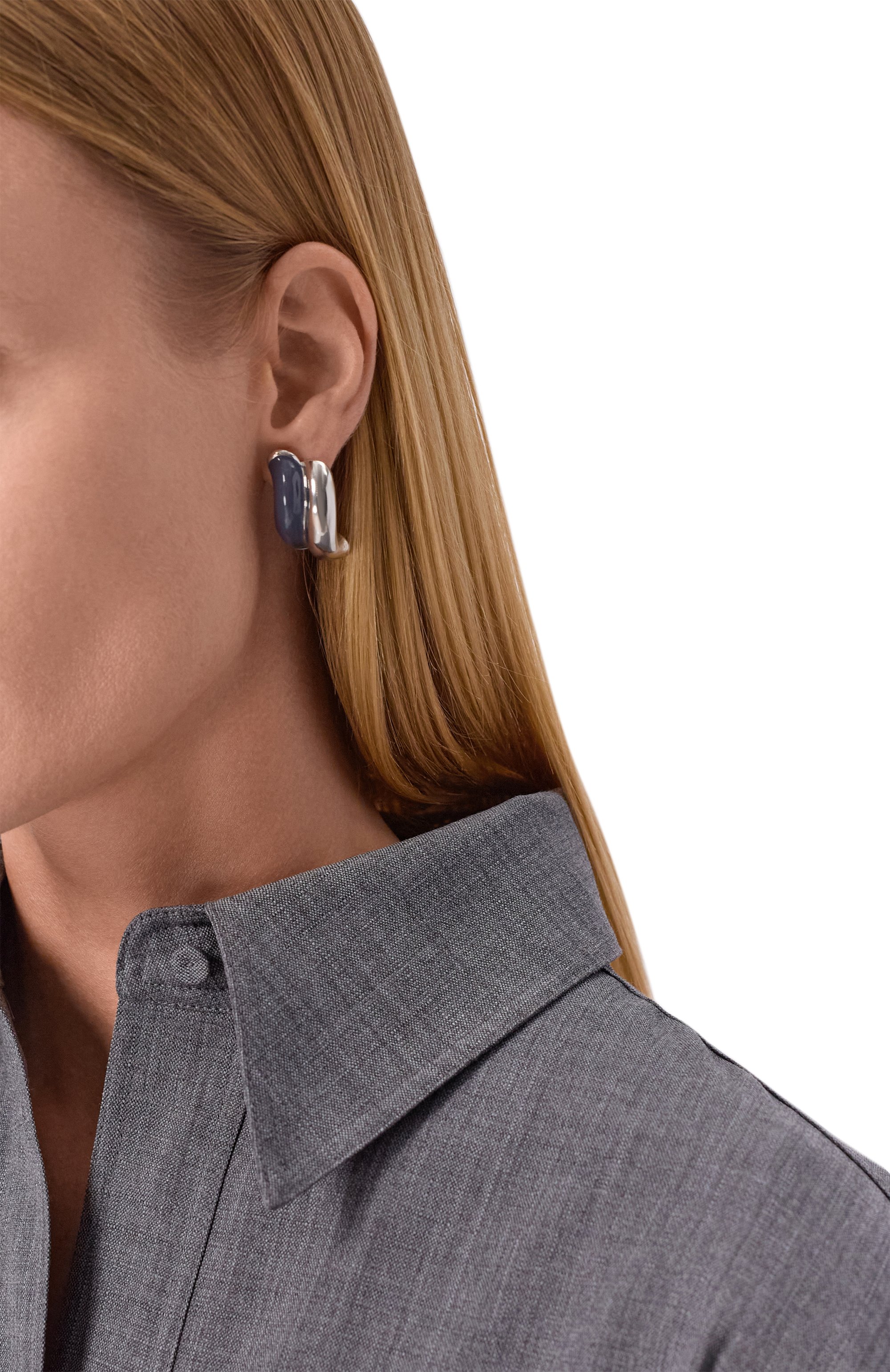 Серьги EDDIE BORGO серебряного цвета по цене 43250 руб., арт. ER8997E, фото 2 Серьги EDDIE BORGO, арт. ER8997E, фото 2