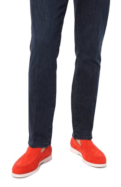 Лоферы из нубука ZILLI, а�рт. MDZ-PT213-DM026/002X, фото 3