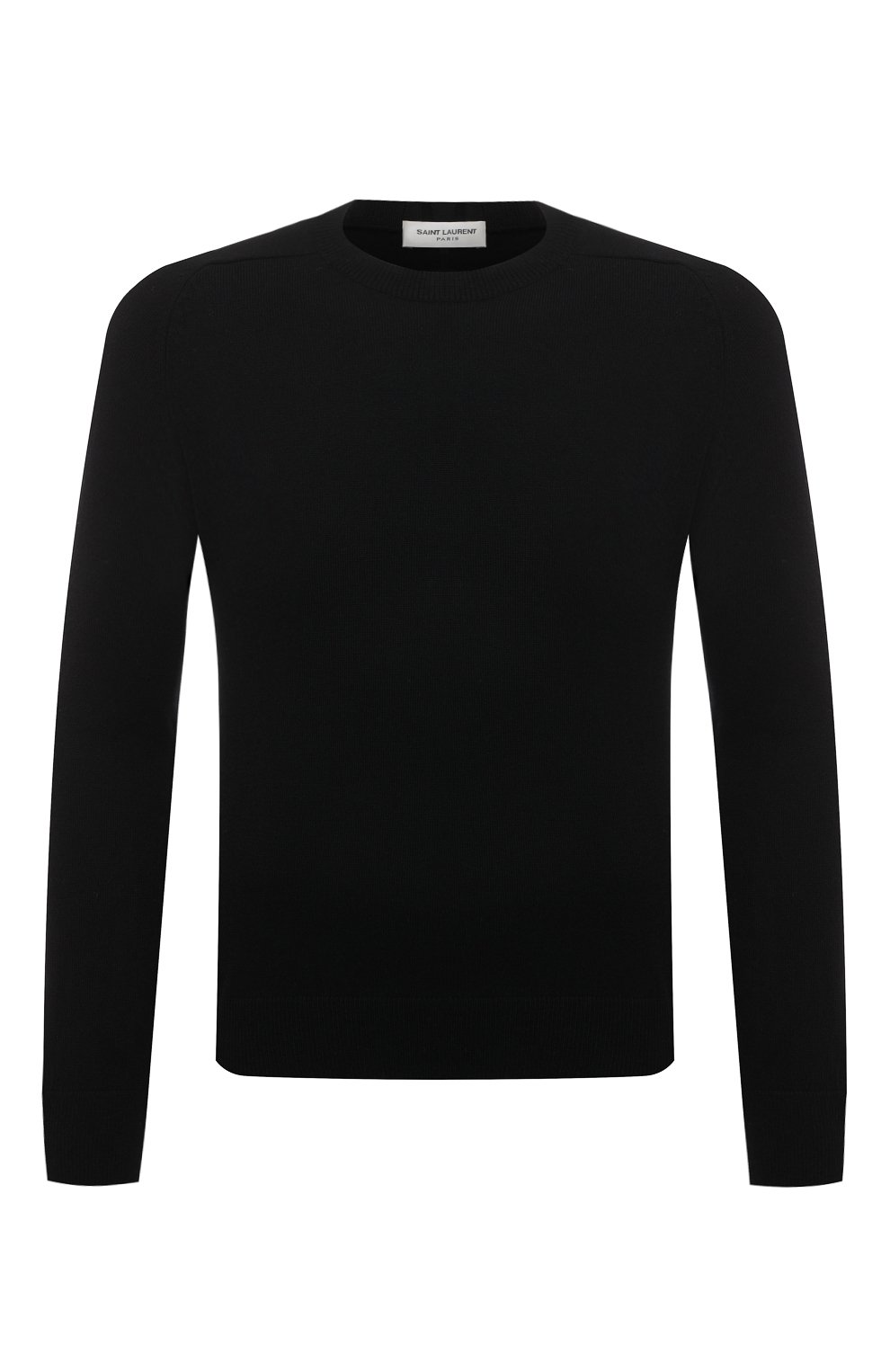 Кашемировый джемпер SAINT LAURENT черного цвета по цене 92850 руб., арт. 603089/YALL2, фото 1 Кашемировый джемпер SAINT LAURENT, арт. 603089/YALL2, фото 1