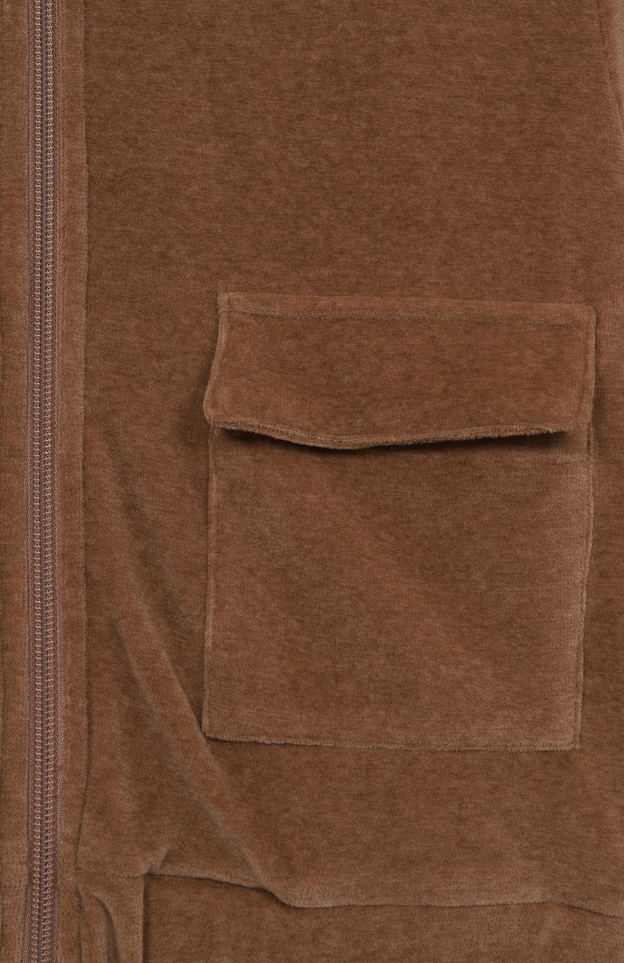 Бархатная толстовка ELEVENTY коричневого цвета по цене 26750 руб., арт. EX4A20/V0169/10-16, фото 3 Бархатная толстовка ELEVENTY, арт. EX4A20/V0169/10-16, фото 3