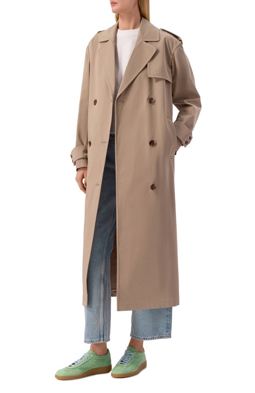 Замшевые кеды Santoni WBPG61340MENTKSN Зелёный  WBPG61340MENTKSN Фото 3