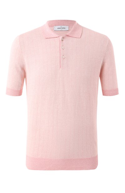 Мужская поло изо льна и хлопка GRAN SASSO, арт. 57116/18659