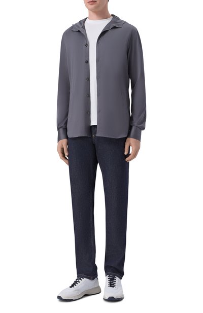 Мужская хлопковая рубашка KITON, арт. UMCMARH09665