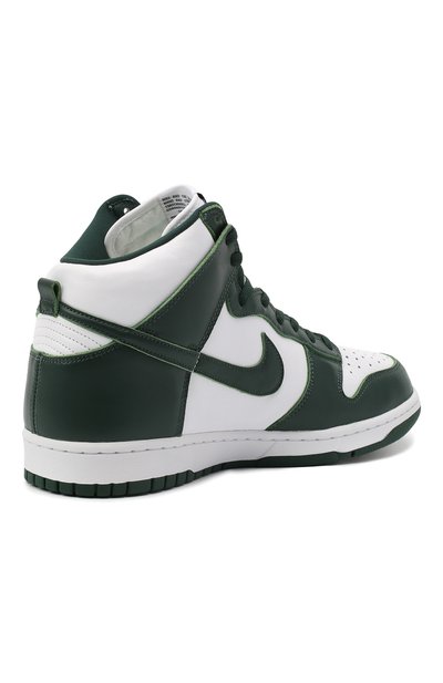 Кожаные кеды dunk high sp pro green NIKELAB, арт. CZ8149-100, фото 4