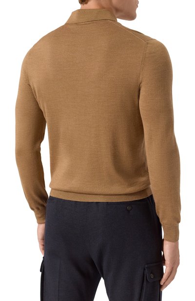 Поло из шерсти и шелка GRAN SASSO, арт. 57132/13190, фото 4
