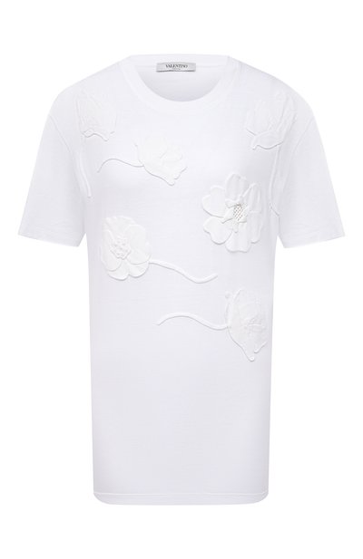 Женская хлопковая футболка VALENTINO, арт. WB0MG15R6TJ