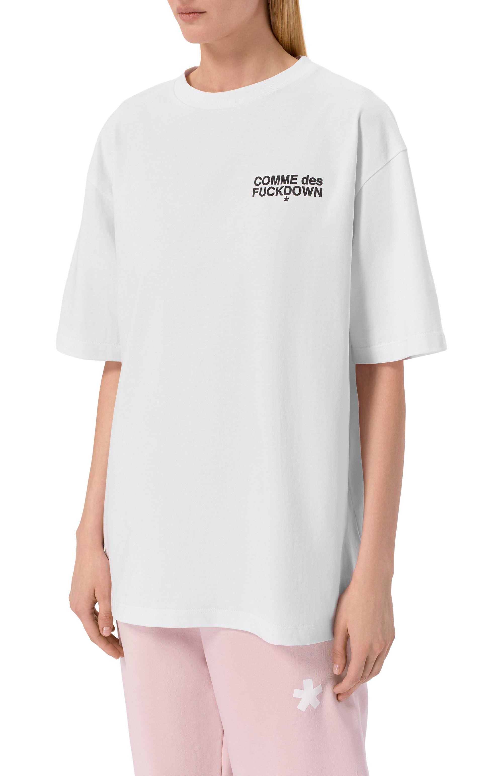 Хлопковая футболка COMME DES FUCKDOWN, арт. CFABW01665, фото 3