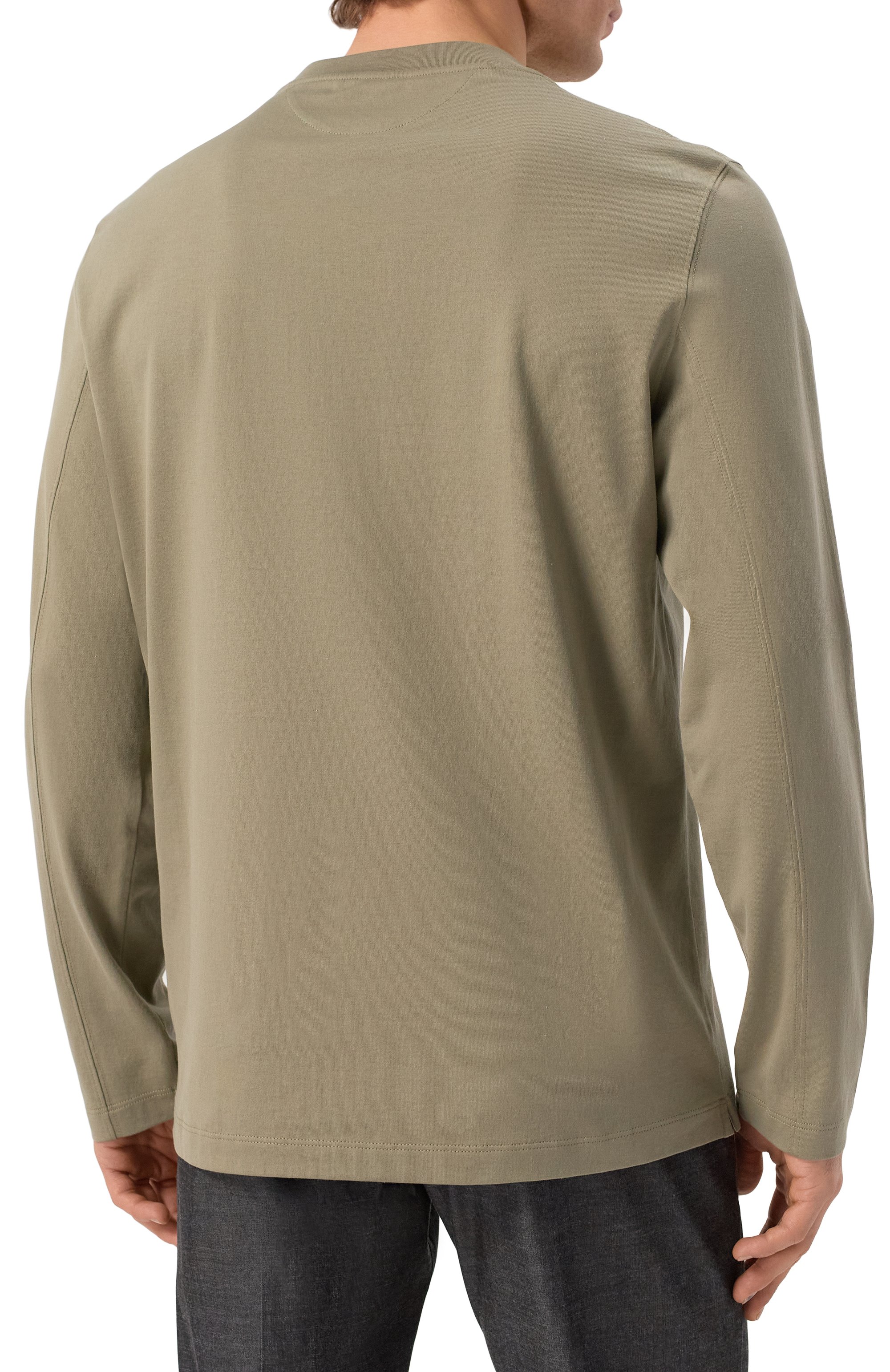 Хлопковый лонгслив BRUNELLO CUCINELLI, арт. M0B137433, фото 4