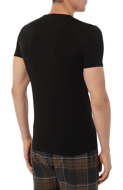 Хлопковая футболка ZEGNA, арт. N2M800090, фото 4