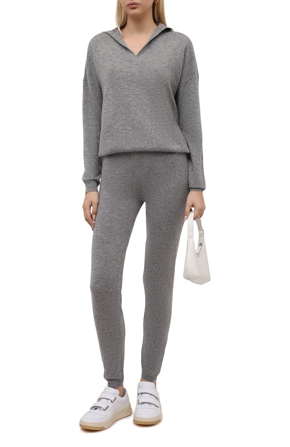 Джоггеры из шерсти и кашемира ALLUDE, арт. 215/17008, фото 2