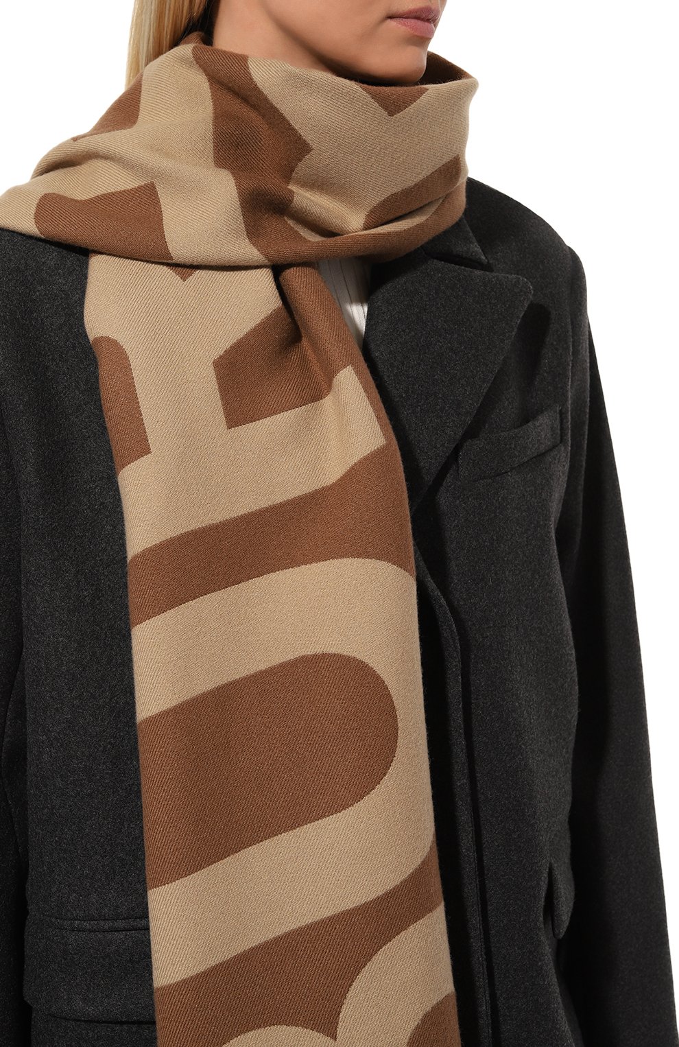 Шерстяной шарф BURBERRY, арт. 8057148A8773, фото 2