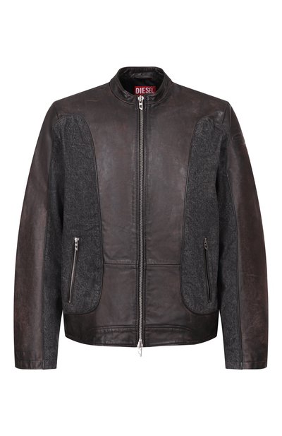Мужская кожаная куртка DIESEL, арт. A21119/0GSBK