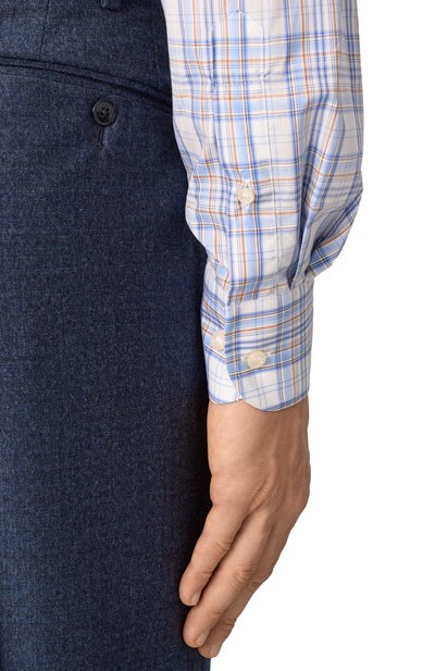 Хлопковая рубашка PAUL&SHARK разноцветного цвета по цене 31200 руб., арт. 25413130/41, фото 5 Хлопковая рубашка PAUL&SHARK, арт. 25413130/41, фото 5