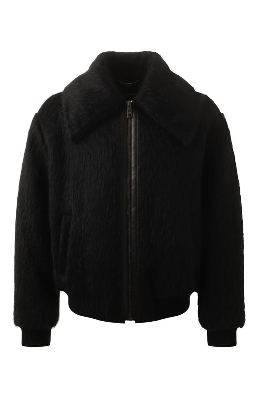 Шерстяной бомбер Dolce & Gabbana G9BGFT/HUMT5 Чёрный G9BGFT/HUMT5