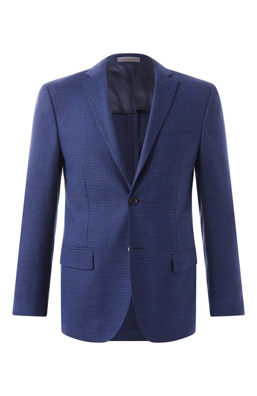 Шерстяной пиджак Corneliani 25X005-2516511 Синий 25X005-2516511