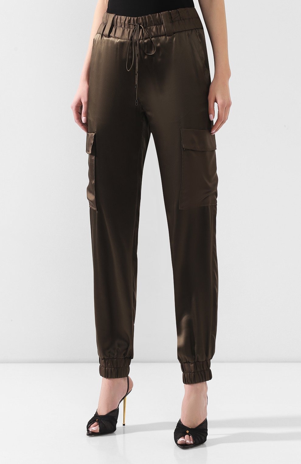 Шелковые джоггеры TOM FORD, арт. PAW299-FAX623, фото 3