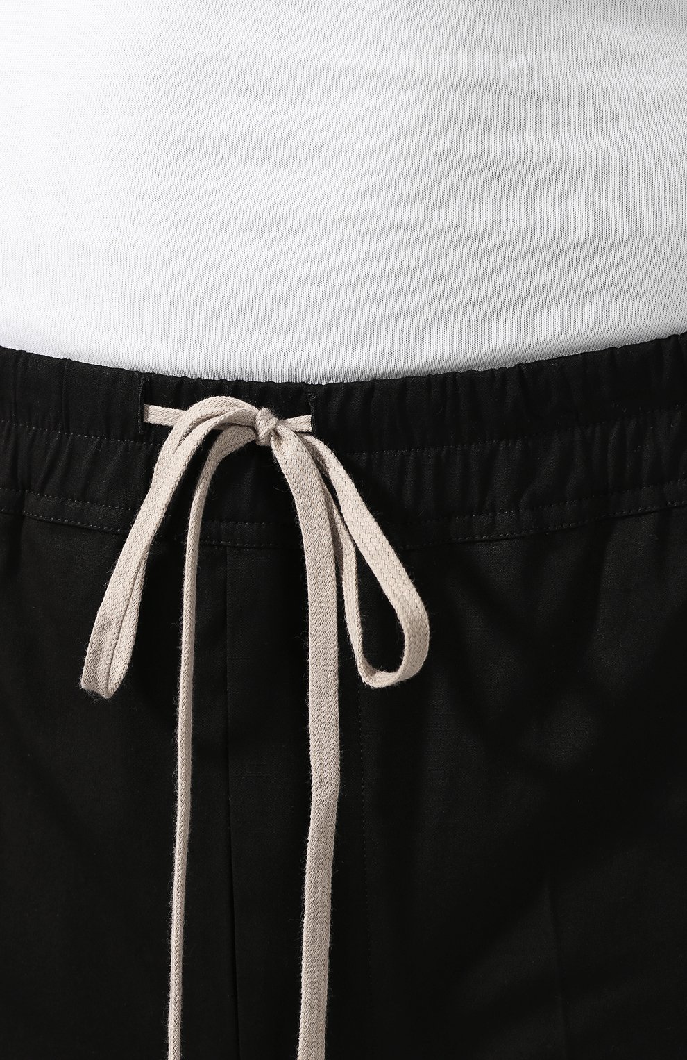 Укороченные брюки из хлопка RICK OWENS, арт. RU19S2395/TE, фото 5