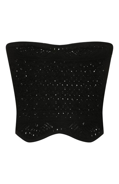 Женский шерстяной топ-бюстье SAINT LAURENT, арт. 685390/Y75LB