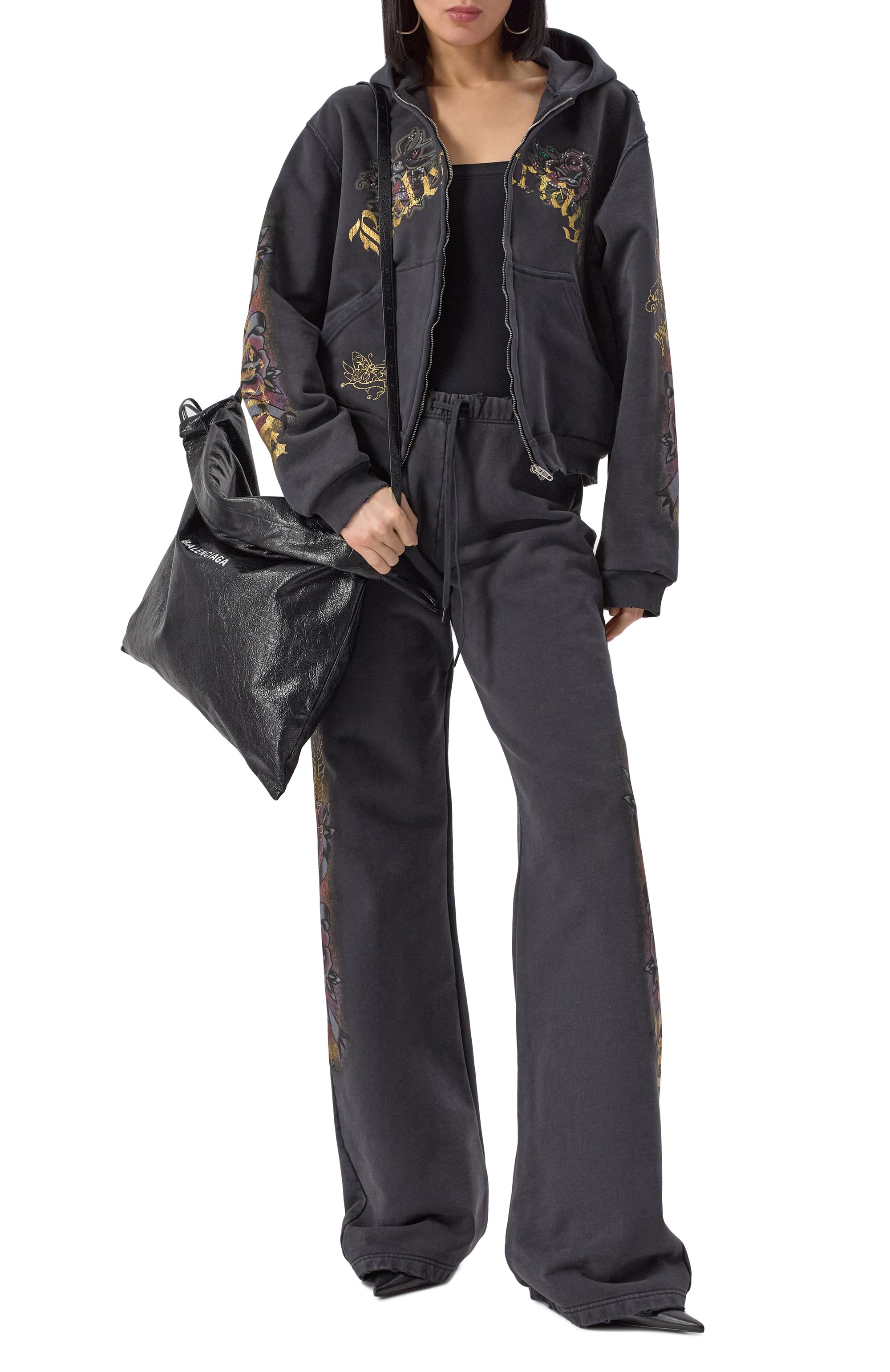 Хлопковые брюки BALENCIAGA, арт. 806207/TRVS3, фото 2