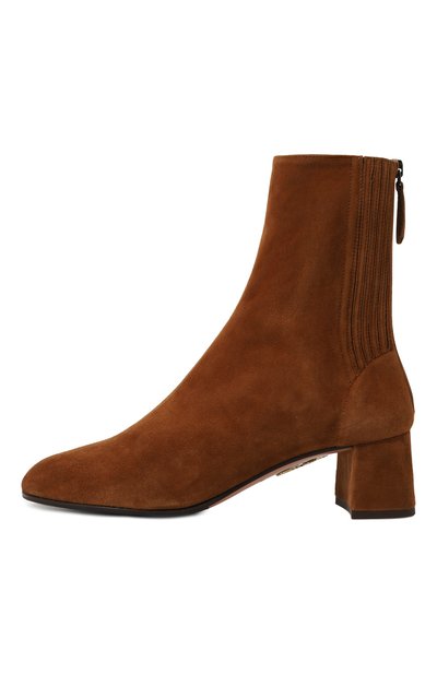 Замшевые ботильоны saint honore 50 AQUAZZURA, арт. SH0MIDB0-SUE-993, фото 4