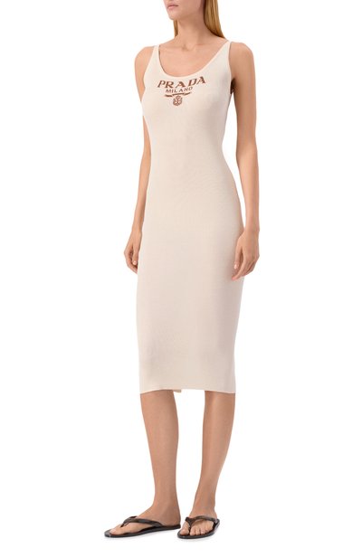 Шелковое платье PRADA, арт. 23901/11MY, фото 3