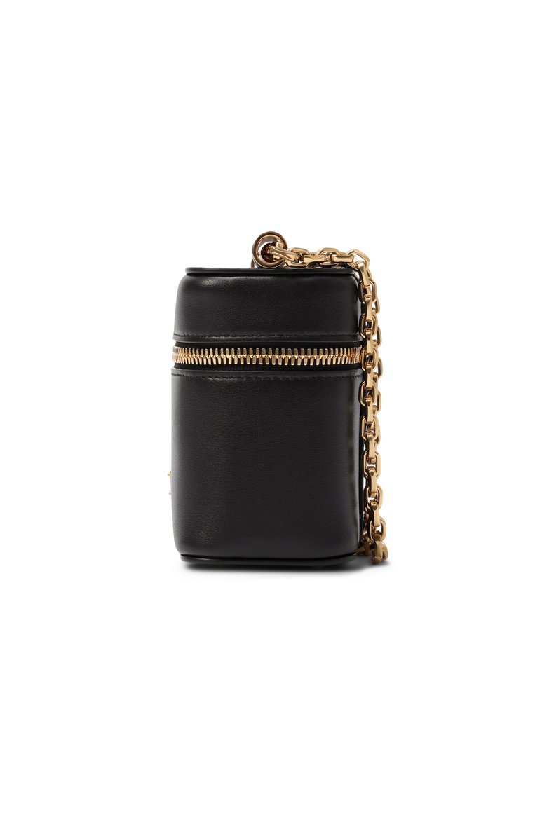 Женская сумка sicily DOLCE & GABBANA черного цвета, арт. BB7800/B7321 | Фото 4 (Ремень/цепочка: На ремешке; Материал: Натуральная кожа; Размер: mini; Автоматизация ТО: Проставлено; Автоматизация состава: Проставлено)