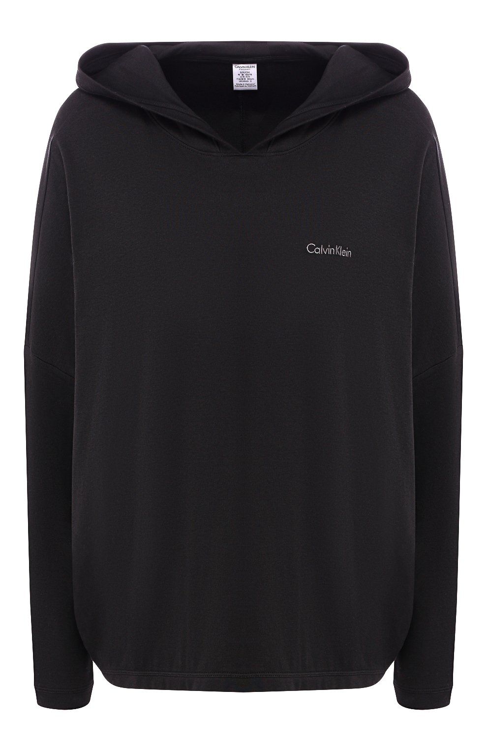 Худи из смеси хлопка и вискозы с капюшоном CALVIN KLEIN, арт. QS6120E, фото 1