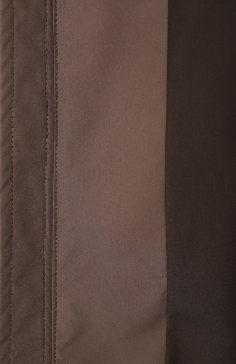 Мужской бомбер CANALI коричневого цвета, арт. 040988U/G02321 | Фото 7 (Драгоценные камни: Проставлено; Рукава: Длинные; Длина (верхняя одежда): Короткие; Материал сплава: Проставлено; Стили: Кэжуэл; Принт: Без принта; Кросс-КТ: бомбер; Материал внешний: Синтетический материал)