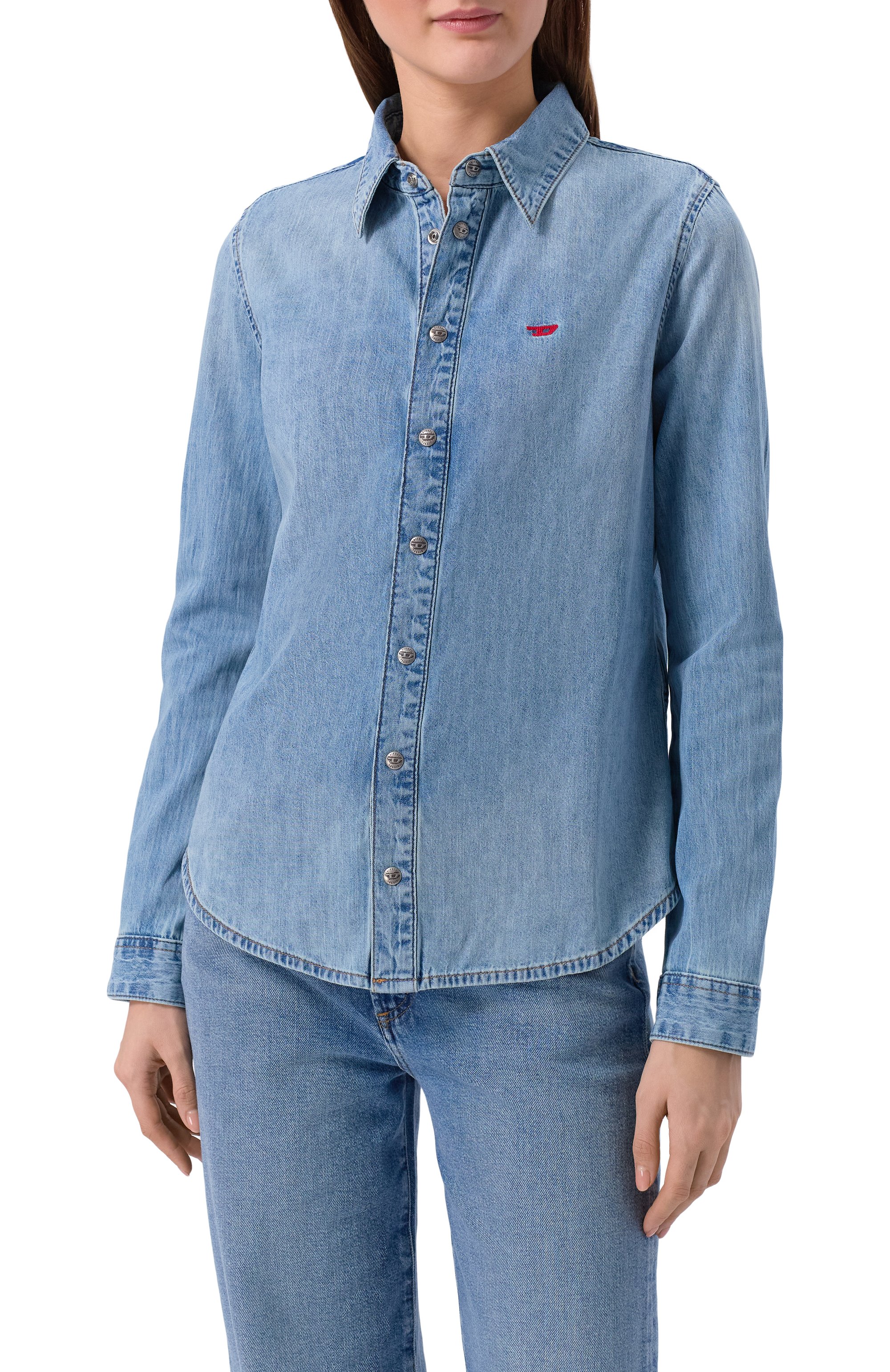 Джинсовая рубашка DIESEL, арт. A15808/0IRAB, фото 3