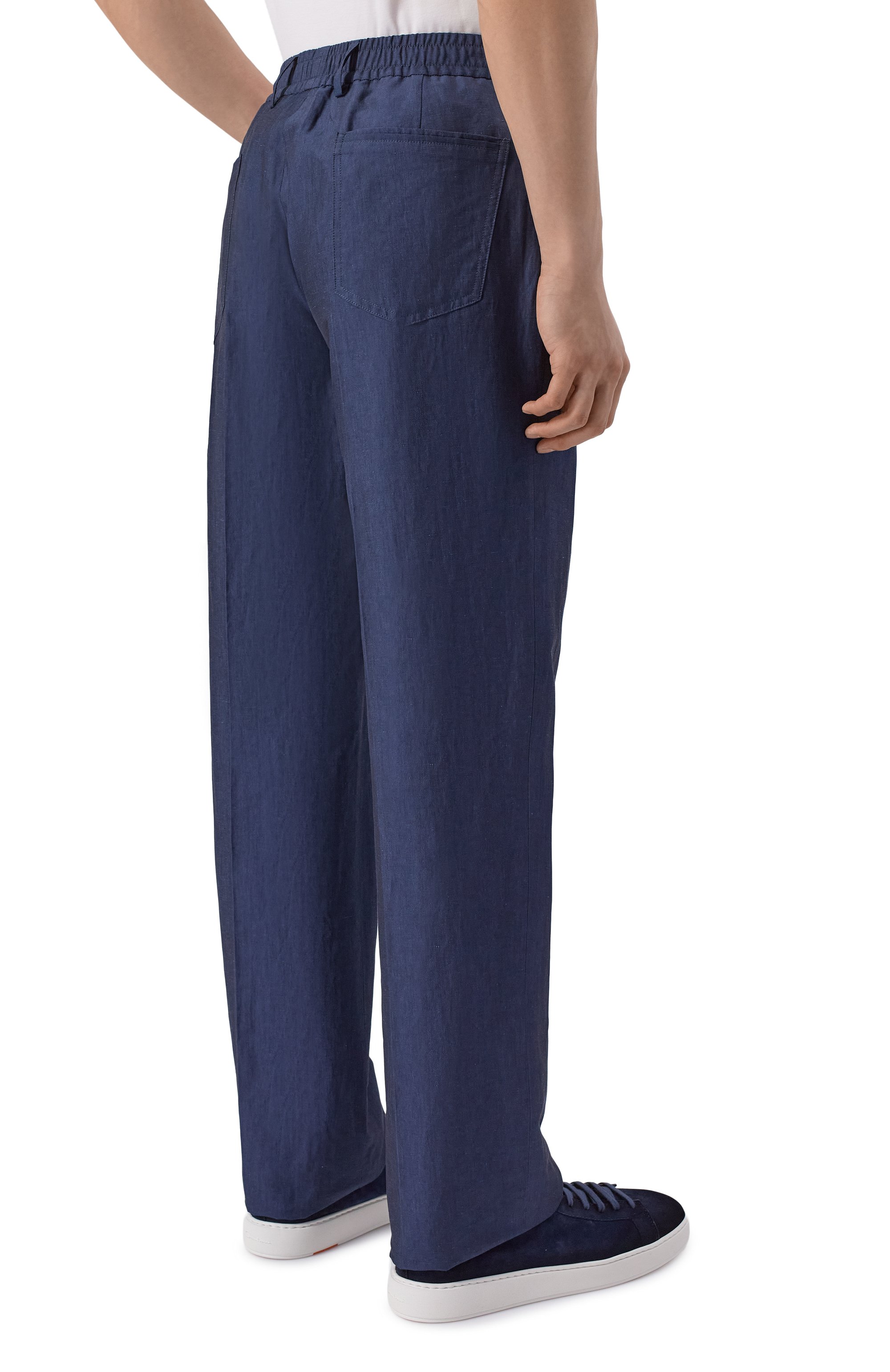 Брюки из хлопка и льна MVST, арт. M26.CSM.T416/802-C0/LINEN, фото 4