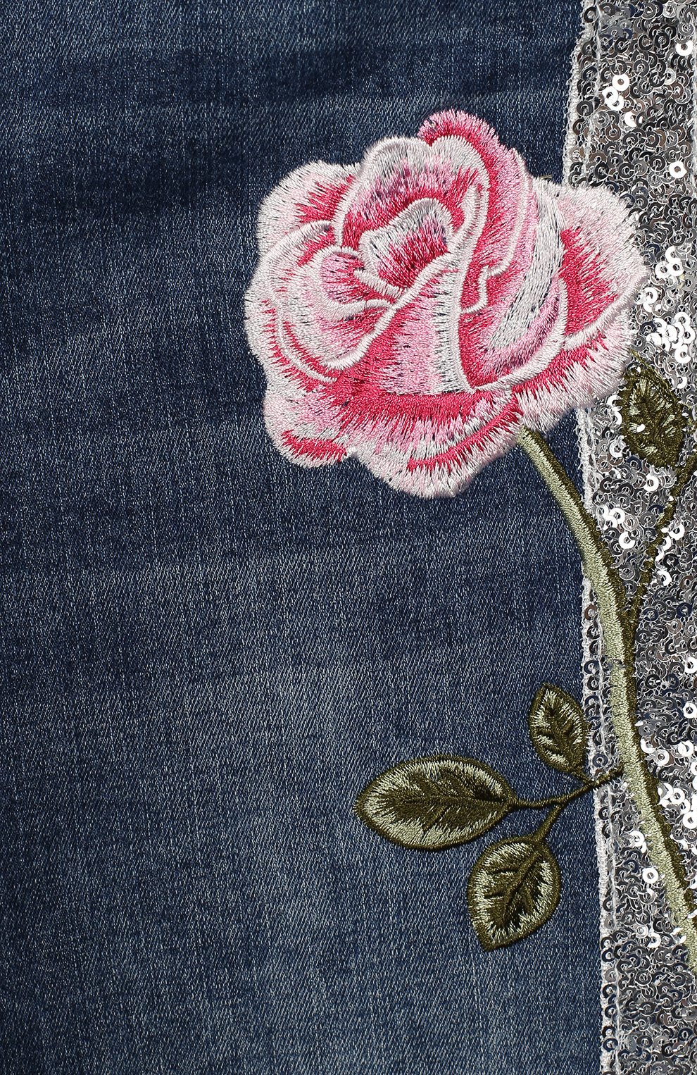 Джинсы с лампасами MONNALISA, арт. 793400R3, фото 3