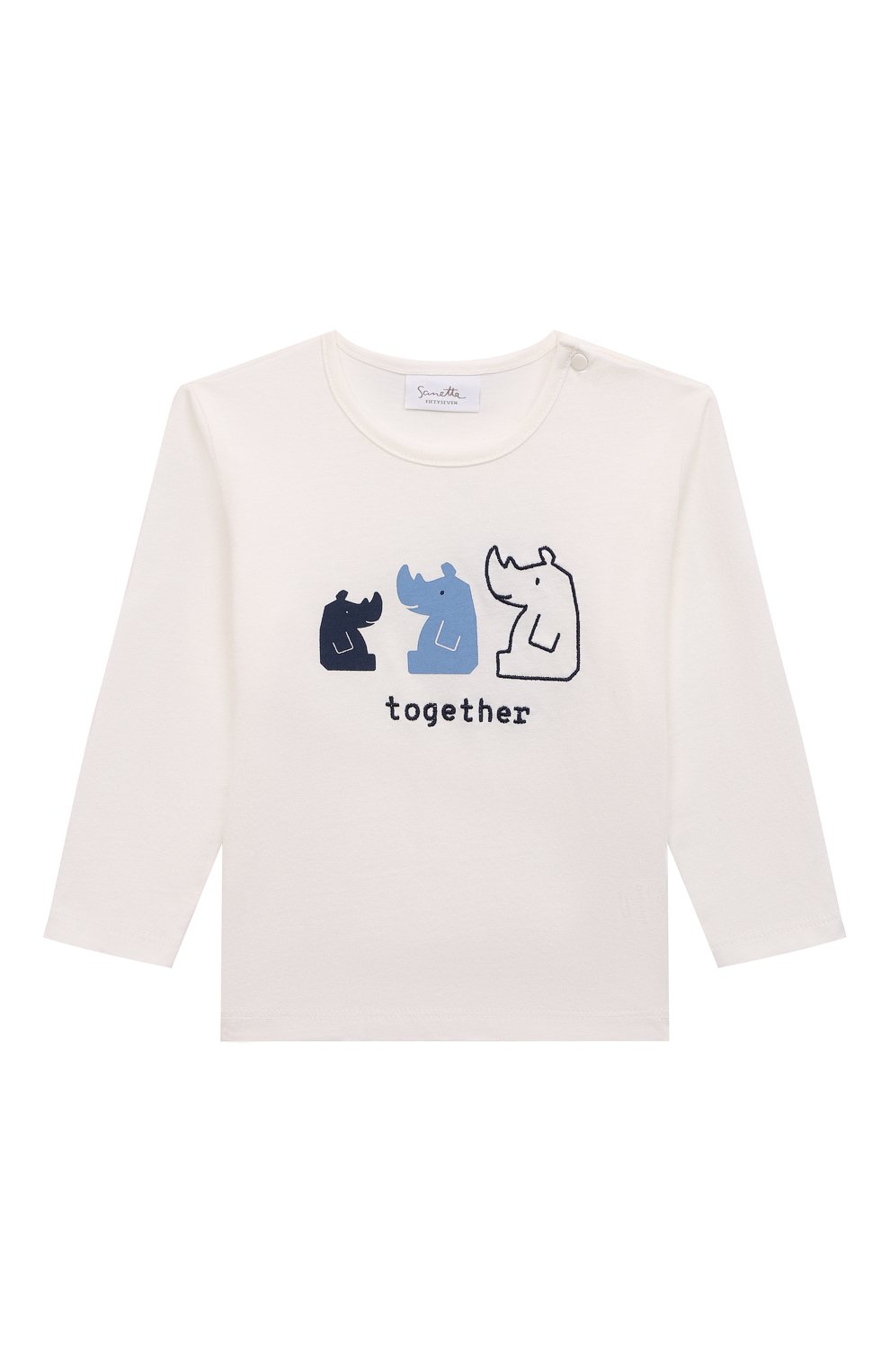 Хлопковый лонгслив SANETTA, арт. 902297, фото 1