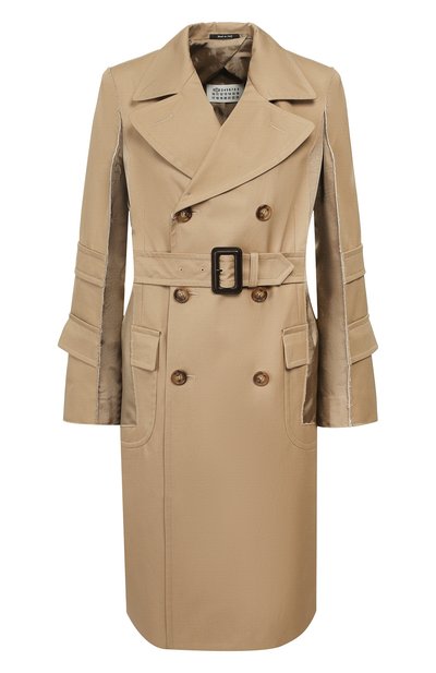 Женский хлопковый тренч MAISON MARGIELA, арт. S51AH0140/S52585