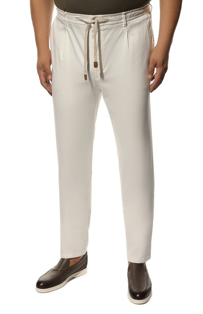 Хлопковые брюки EDUARD DRESSLER, арт. 250138/53W28, фото 3